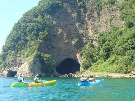 【ジオカヌー90分＋遊orBBQ】★カヌー体験料込み★遊びに本気♪【山陰海岸ジオパーク】